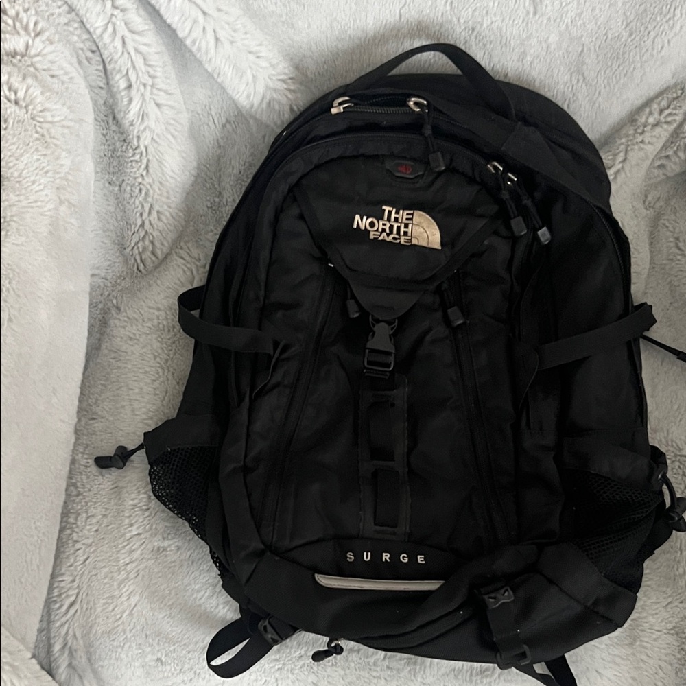 The North Face Surge Backpack in Black